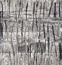 ST, serie Lineal, técnica mixta, 200x100cm, 2015